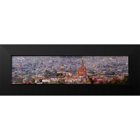 Mexico, San Miguel de Allende Black Modern Wood Framed Art Print by Paulson, Don