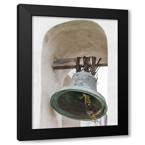 Mexico, San Miguel de Allende Church bell Black Modern Wood Framed Art Print with Double Matting by Paulson, Don