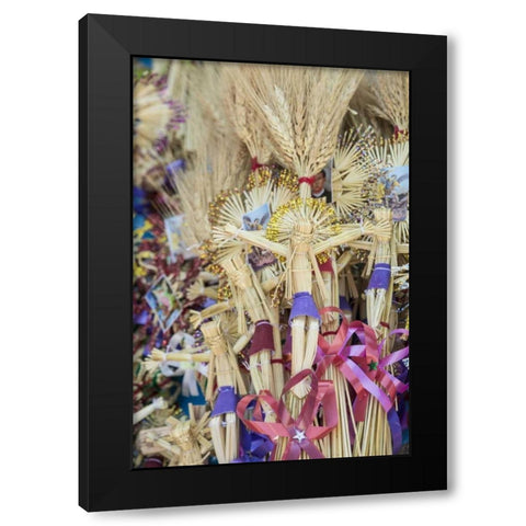 Mexico Decorations for Palm Sunday Black Modern Wood Framed Art Print with Double Matting by Paulson, Don