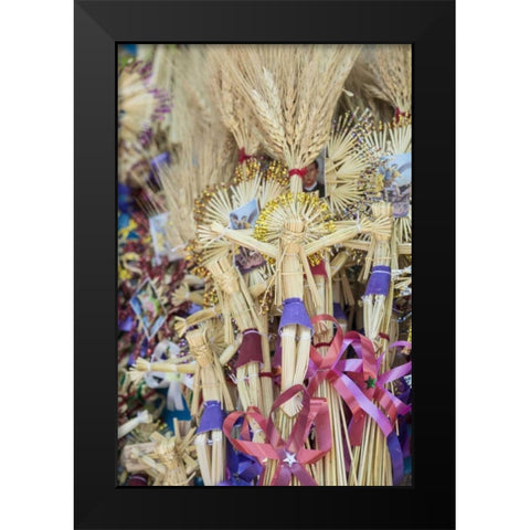 Mexico Decorations for Palm Sunday Black Modern Wood Framed Art Print by Paulson, Don