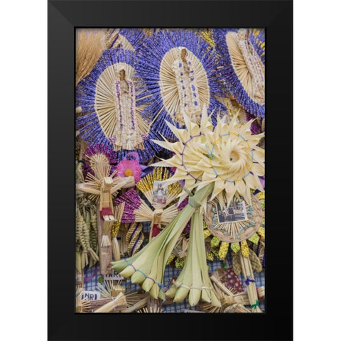 Mexico Decorations for Palm Sunday Black Modern Wood Framed Art Print by Paulson, Don
