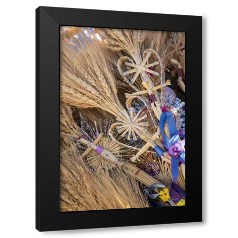 Mexico Decorations for Palm Sunday Black Modern Wood Framed Art Print with Double Matting by Paulson, Don