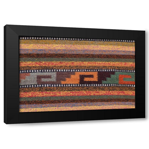 Mexico, San Miguel de Allende Rug patterns Black Modern Wood Framed Art Print by Paulson, Don