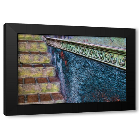 Mexico, San Miguel de Allende Colorful stairway Black Modern Wood Framed Art Print by Paulson, Don