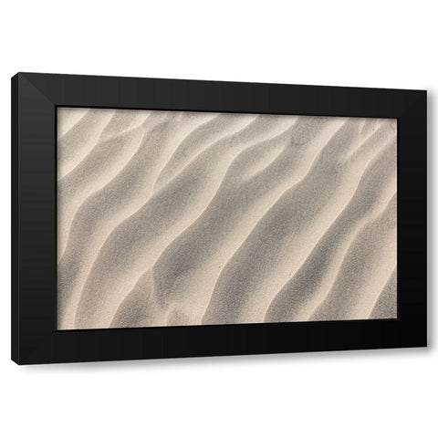 Guerrero Negro- Mulege- Baja California Sur- Mexico. Sand dunes along the western coast. Black Modern Wood Framed Art Print with Double Matting by Wilson, Emily M.