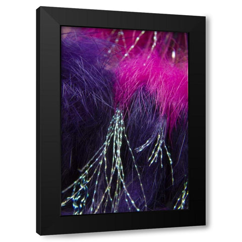 AK, Lake Clark NP Colorful fishing fly Black Modern Wood Framed Art Print with Double Matting by Kaveney, Wendy