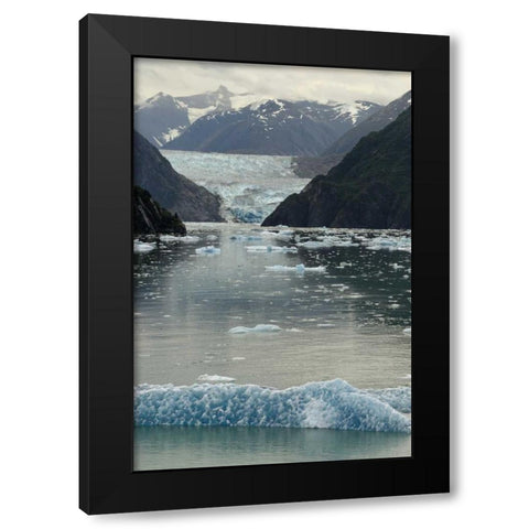 Alaska, Tracey Arm View of South Sawyer Glacier Black Modern Wood Framed Art Print with Double Matting by Ross, Nancy ,  Steve