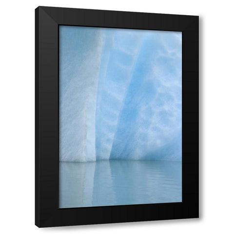 USA, Alaska, Alsek Lake Close-up of blue iceberg Black Modern Wood Framed Art Print with Double Matting by Paulson, Don