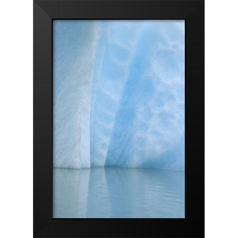 USA, Alaska, Alsek Lake Close-up of blue iceberg Black Modern Wood Framed Art Print by Paulson, Don