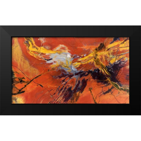 USA, Arizona Close-up of petrified wood Black Modern Wood Framed Art Print by Kirkland, Dennis