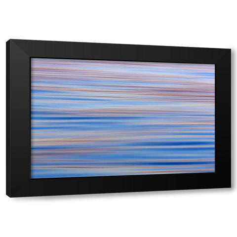 USA, Alaska Water abstract at sunset Black Modern Wood Framed Art Print with Double Matting by Paulson, Don