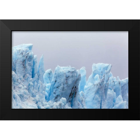 Alaska, Glacier Bay NP Margerie Glacier Black Modern Wood Framed Art Print by Paulson, Don