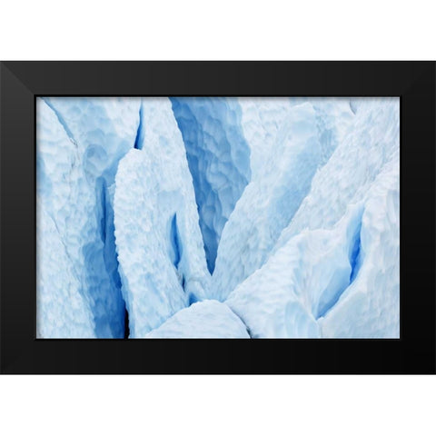 USA, Alaska Matanuska Glacier close-up Black Modern Wood Framed Art Print by Bush, Marie