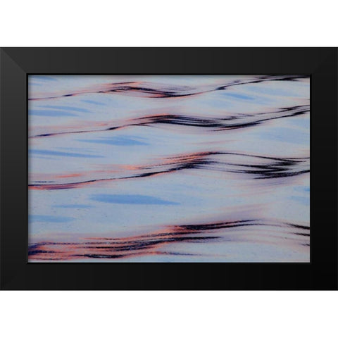 Alaska, Glacier Bay NP Water reflections Black Modern Wood Framed Art Print by Paulson, Don