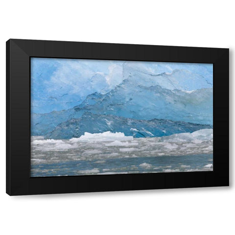 USA, Alaska, Endicott Arm Blue ice and icebergs Black Modern Wood Framed Art Print by Paulson, Don