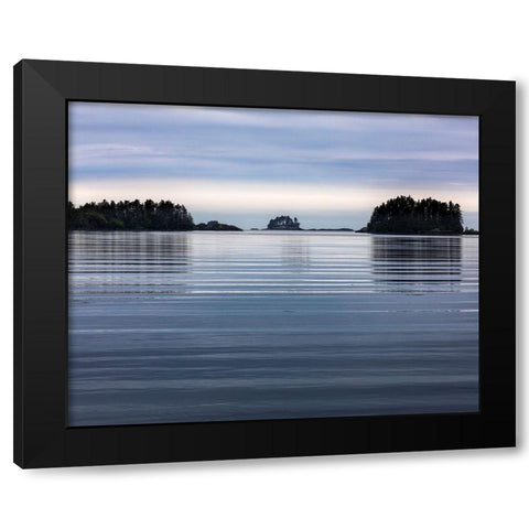 Alaska Composite of seascape in Gulf of Alaska  Black Modern Wood Framed Art Print with Double Matting by Jaynes Gallery