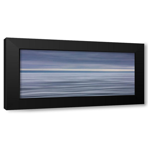 Alaska Gulf of Alaska Panorama of abstract seascape in Gulf of Alaska  Black Modern Wood Framed Art Print by Jaynes Gallery
