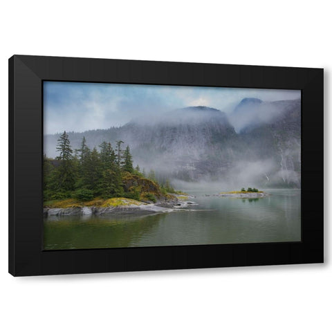Usa-Alaska Endicott Arm Black Modern Wood Framed Art Print by Sederquist, Betty