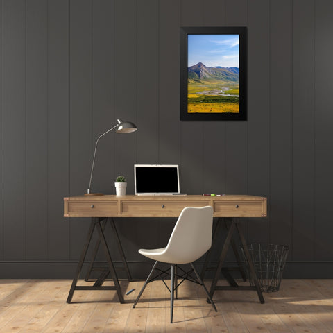 USA- Alaska- Gates of the Arctic National Park- Noatak River Black Modern Wood Framed Art Print by Norrsell, Fredrik