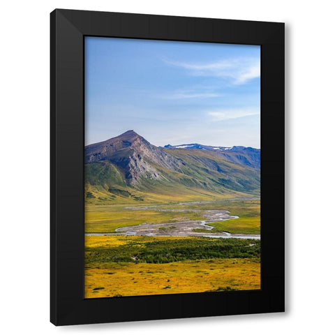 USA- Alaska- Gates of the Arctic National Park- Noatak River Black Modern Wood Framed Art Print by Norrsell, Fredrik