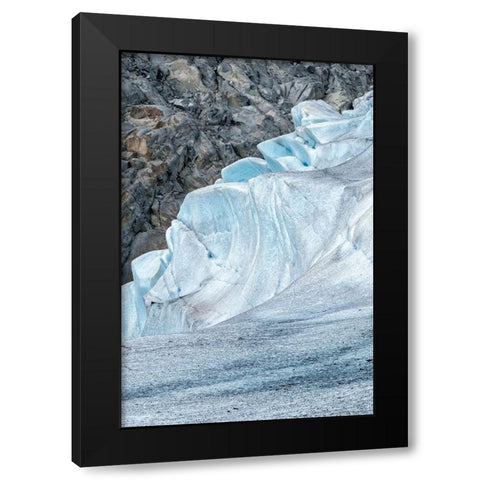 Mendenhall Glacier-Juneau-Alaska-USA Black Modern Wood Framed Art Print with Double Matting by Engelbrecht, Jim