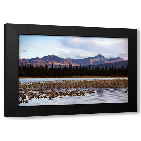 Wrangell Mountains-Alaska-USA Black Modern Wood Framed Art Print by Sienda, Jolly