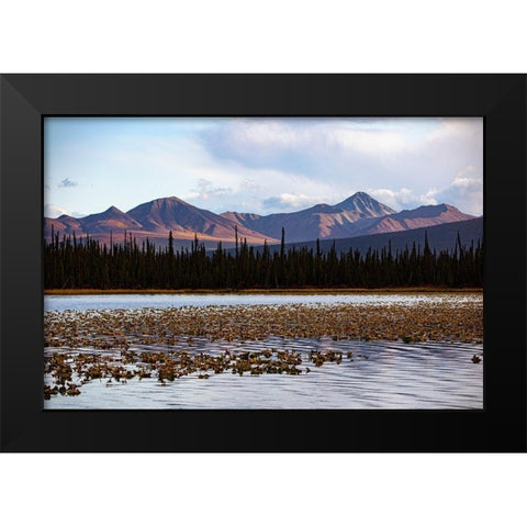 Wrangell Mountains-Alaska-USA Black Modern Wood Framed Art Print by Sienda, Jolly