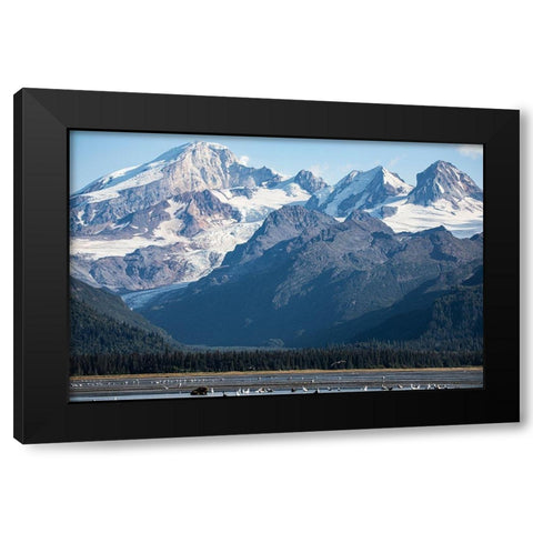 Cook Inlet-Lake Clark National Park and Preserve-Alaska Black Modern Wood Framed Art Print by Sienda, Jolly