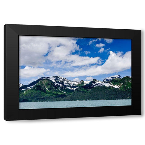 Resurrection Bay-Seward-Alaska Black Modern Wood Framed Art Print by Richardson, Larry