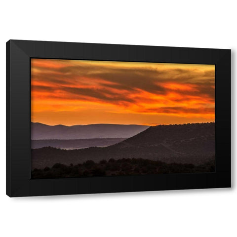 Arizona, Grand Canyon Sunset landscape Black Modern Wood Framed Art Print with Double Matting by OBrien, Jay