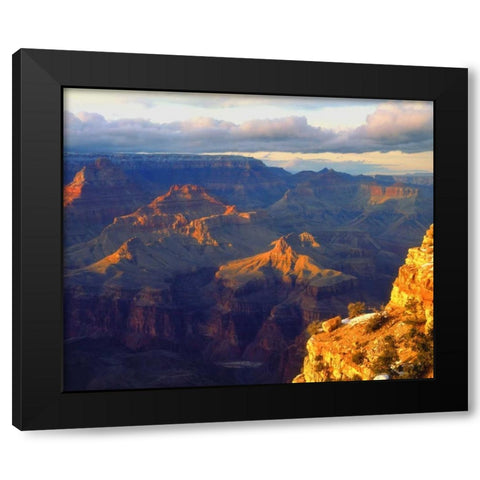 USA, Arizona, Grand Canyon NP in winter Black Modern Wood Framed Art Print with Double Matting by Talbot Frank, Christopher