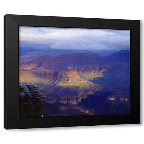 USA, Arizona, Grand Canyon NP in winter Black Modern Wood Framed Art Print with Double Matting by Talbot Frank, Christopher