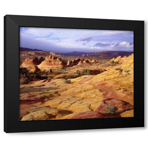 Arizona, Paria Canyon Black Modern Wood Framed Art Print with Double Matting by Talbot Frank, Christopher