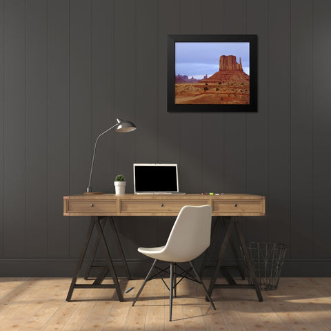 Arizona Sandstone formations in Monument Valley Black Modern Wood Framed Art Print by Talbot Frank, Christopher