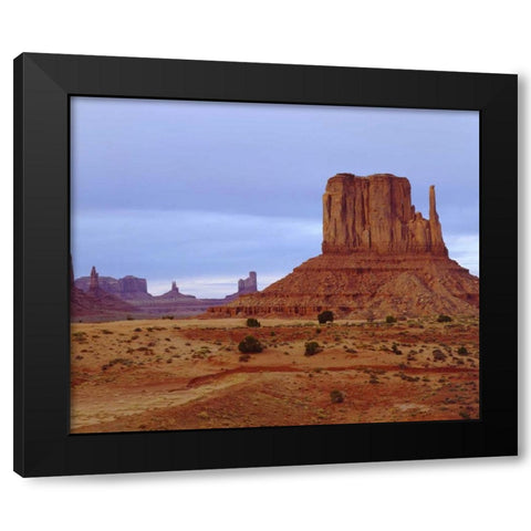 Arizona Sandstone formations in Monument Valley Black Modern Wood Framed Art Print with Double Matting by Talbot Frank, Christopher