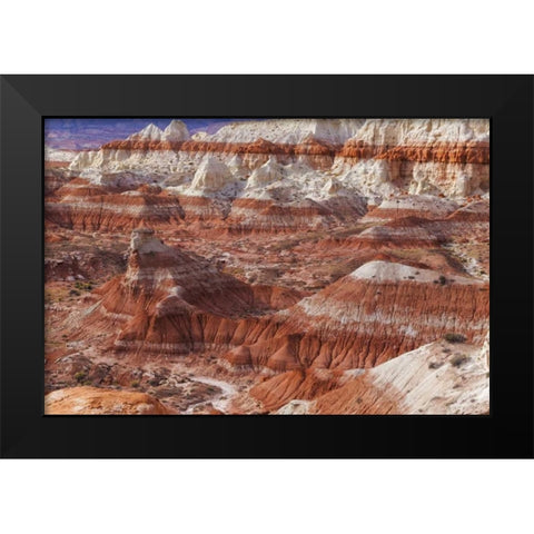 USA, Arizona A desert area called Toad Stools Black Modern Wood Framed Art Print by Paulson, Don
