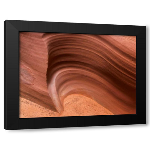 Arizona, Canyon X Formation in sandstone rock Black Modern Wood Framed Art Print with Double Matting by Paulson, Don