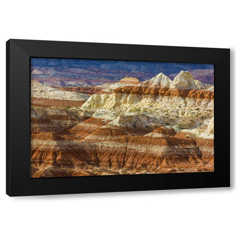 Arizona A desert area called Toad Stools Black Modern Wood Framed Art Print by Paulson, Don