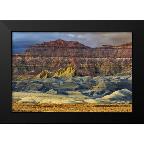 Arizona Landscape in Glen Canyon NRA Black Modern Wood Framed Art Print by Paulson, Don
