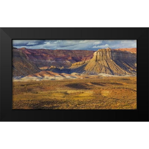 Arizona Landscape in Glen Canyon NRA Black Modern Wood Framed Art Print by Paulson, Don