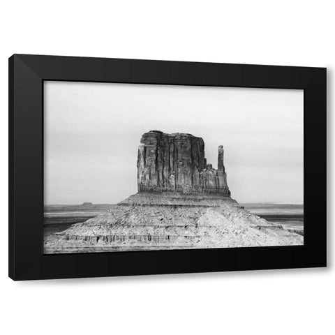 AZ, Formation in Monument Valley Black Modern Wood Framed Art Print with Double Matting by Flaherty, Dennis