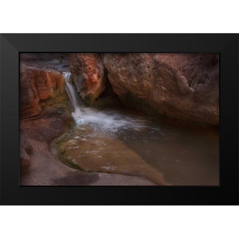 Arizona, Grand Canyon Flowing Royal Arch Creek Black Modern Wood Framed Art Print by Grall, Don