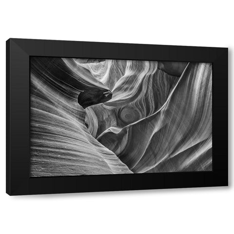 Antelope Canyon-Arizona Black Modern Wood Framed Art Print with Double Matting by Ford, John