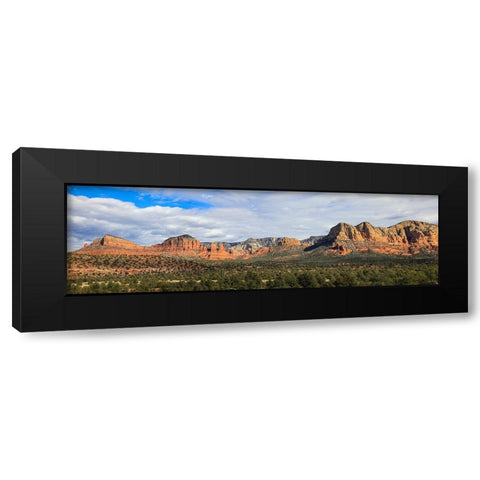 Sedona- Arizona. Red Rock formations Black Modern Wood Framed Art Print by Sienda, Jolly