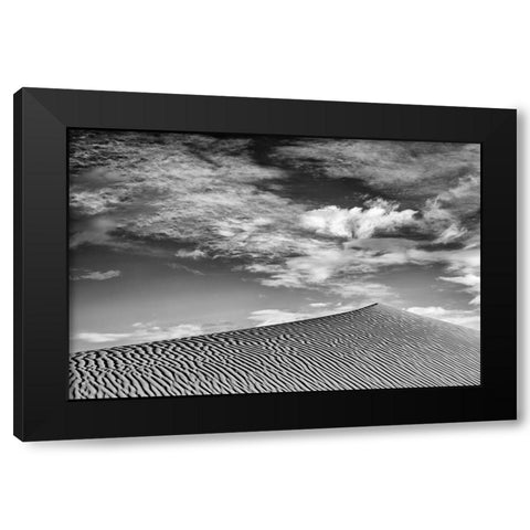 California-Death Valley National Park-Early morning on the Mesquite Flat Dunes Black Modern Wood Framed Art Print with Double Matting by Collins, Ann