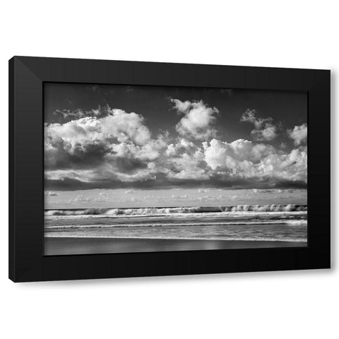 USA-California-La Jolla Waves at La Jolla Shores Beach Black Modern Wood Framed Art Print with Double Matting by Collins, Ann