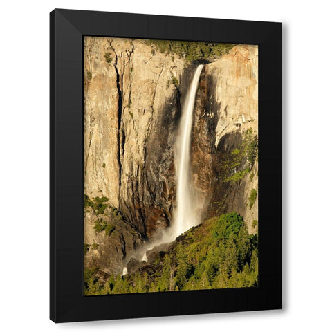 Bridalveil Fall-Yosemite National Park-California Black Modern Wood Framed Art Print by Jones, Adam