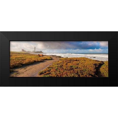 Big Sur Area-California-USA Black Modern Wood Framed Art Print by Miller, Anna