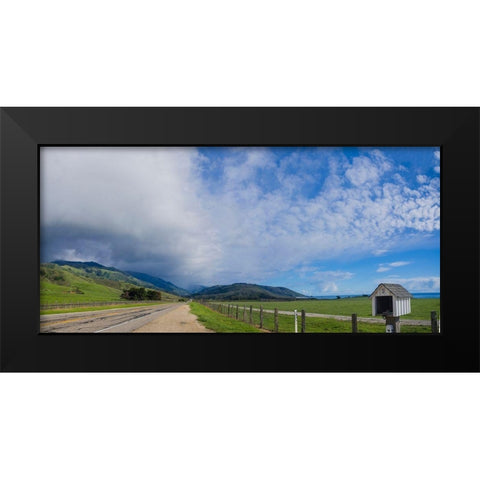 Andrew Molera State Park-California-USA Black Modern Wood Framed Art Print by Miller, Anna