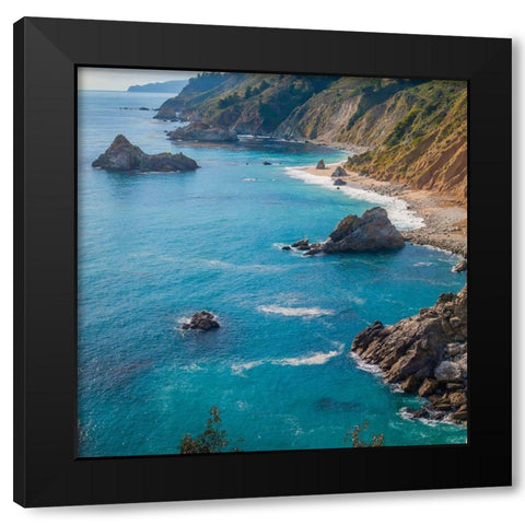 Big Sur Area-California-USA Black Modern Wood Framed Art Print by Miller, Anna